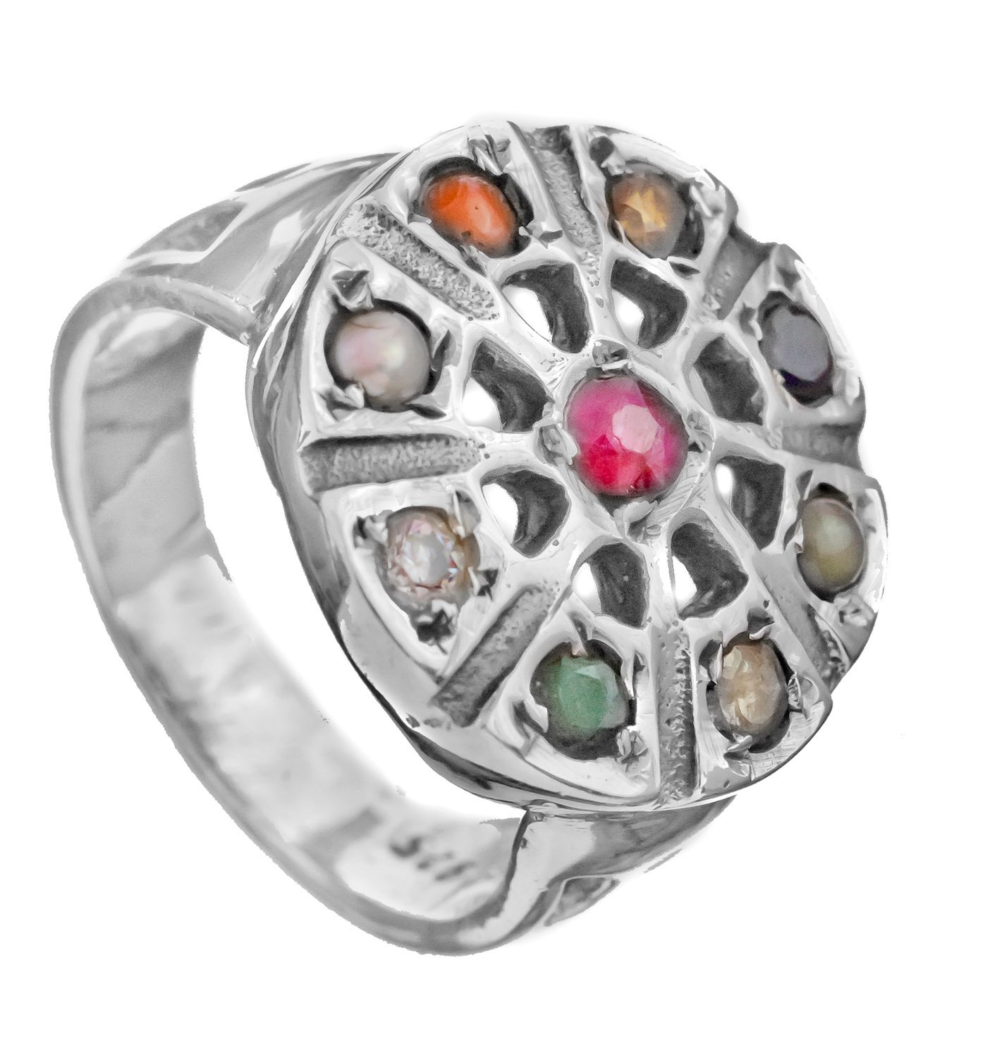 Navagraha Certified Ring (नवग्रह अंगूठी) | Buy Navratna Ring