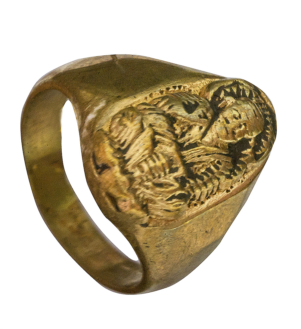 18 Karat Yellow Gold Bacchus Ring by Edouard Aimé Arnould, circa 1900 For  Sale at 1stDibs | sai baba gold ring designs for ladies