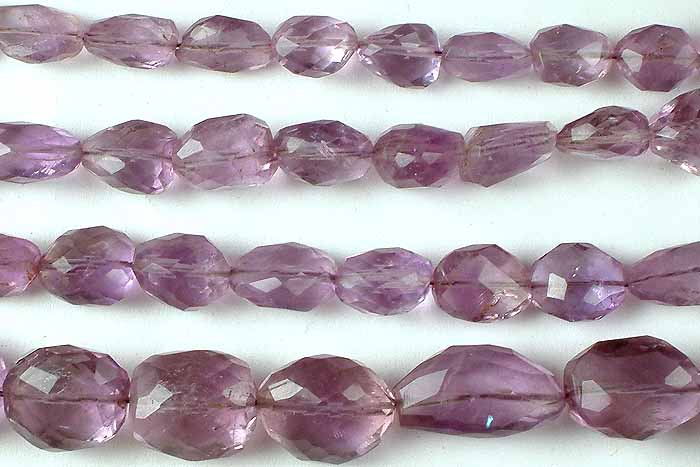 Faceted Amethyst Tumbles | Exotic India Art