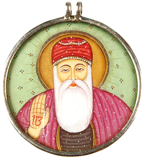 Guru Nanak Pendant Exotic India Art