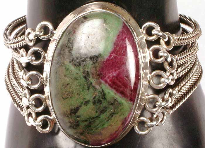 Ruby Zoisite Bracelet  Sutra Wear
