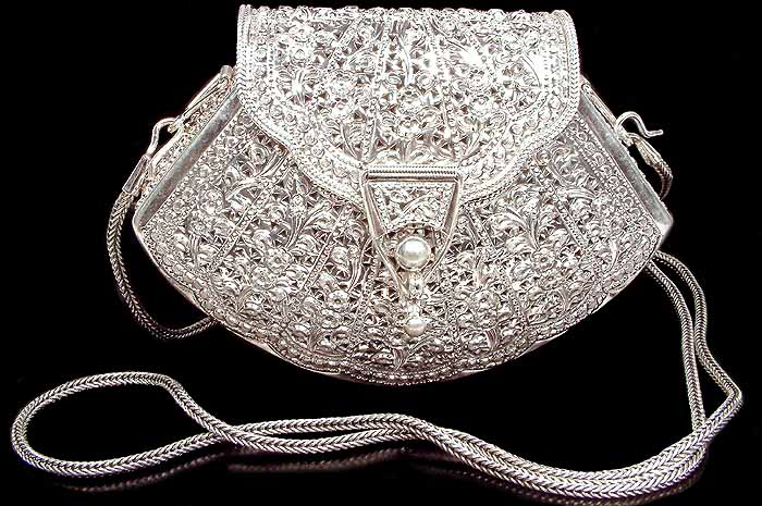Purse Silver Sterling Silver Vintage Bags, Handbags & Cases for sale | eBay
