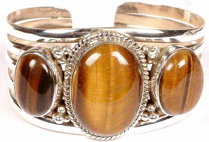 Triple tiger eye bracelet