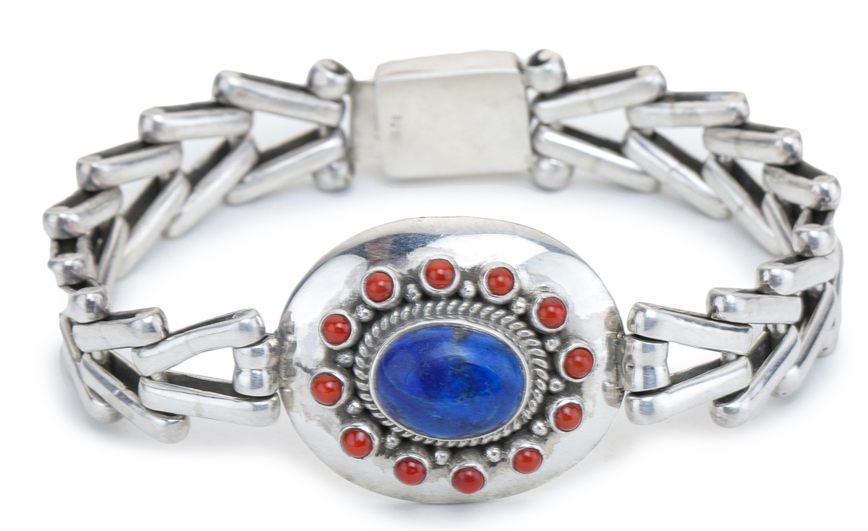 Smaller Bead Charmed Lapis Blessing Bracelet - Made As Intended