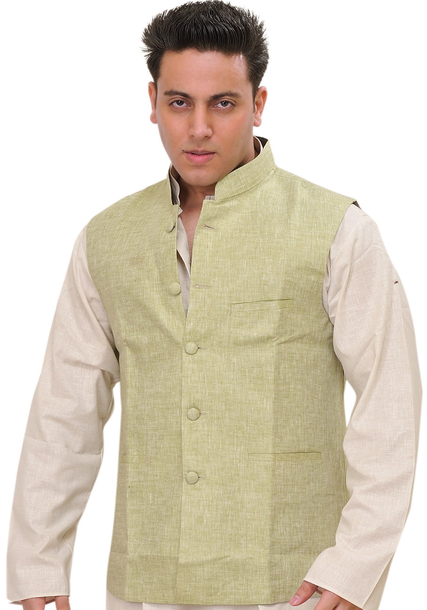 Buy TheThreads Solid Modi Jacket for Men Stylish Latest With Welt Pockets |  koti for men | Men's Cotton Blend Sleeveless Jacket | Nehru Jacket for Men  stylish latest | Bandhgala Nehru