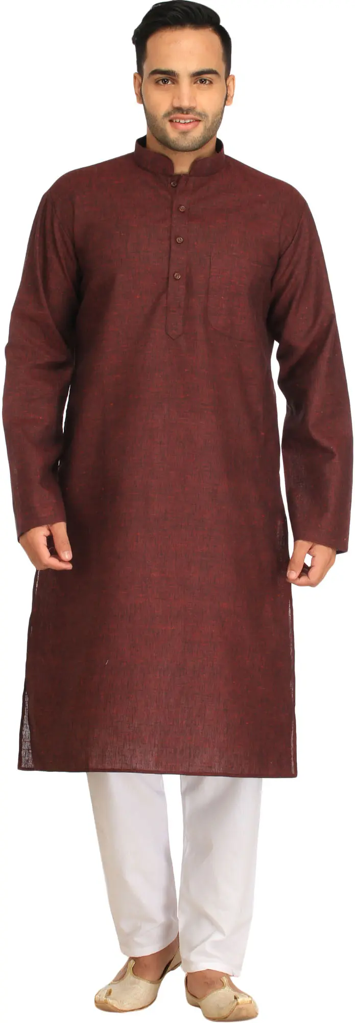 Casual Kurta Pajama Set with Thread Weave