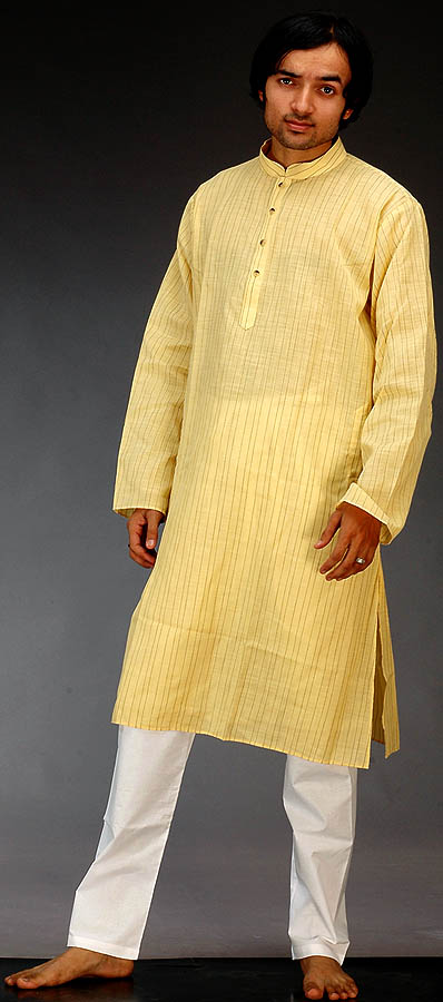 yellow kurta pajama