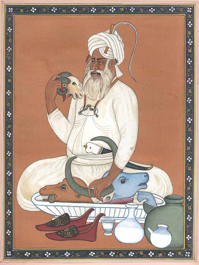 Man Eating Animals | Exotic India Art