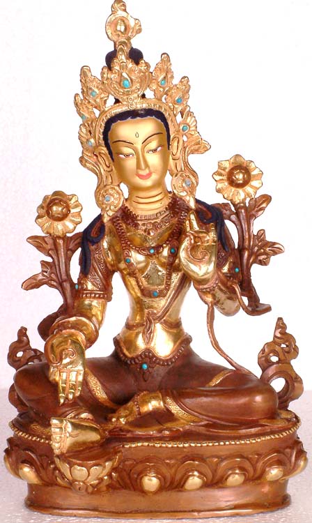 Green Tara | Exotic India Art