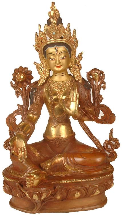 Green Tara | Exotic India Art