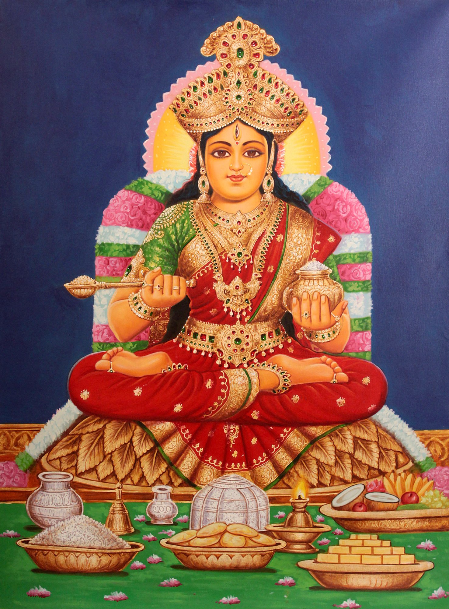 Hindu Goddess Annapurna