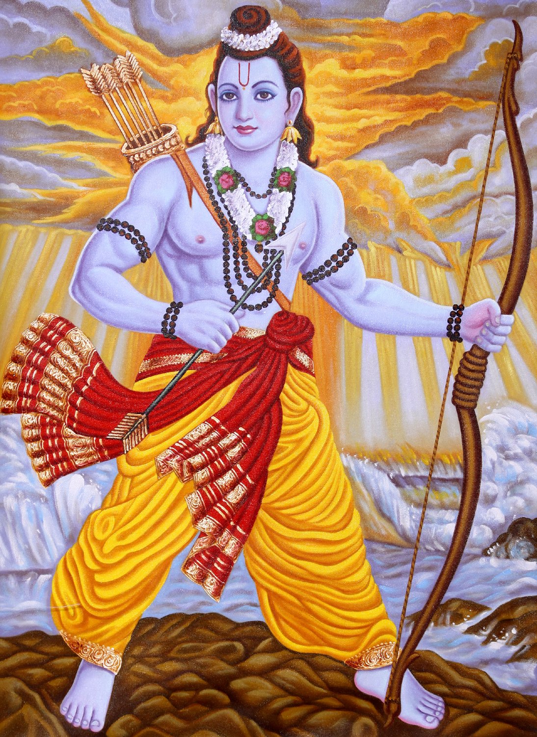 Lord Rama | Exotic India Art