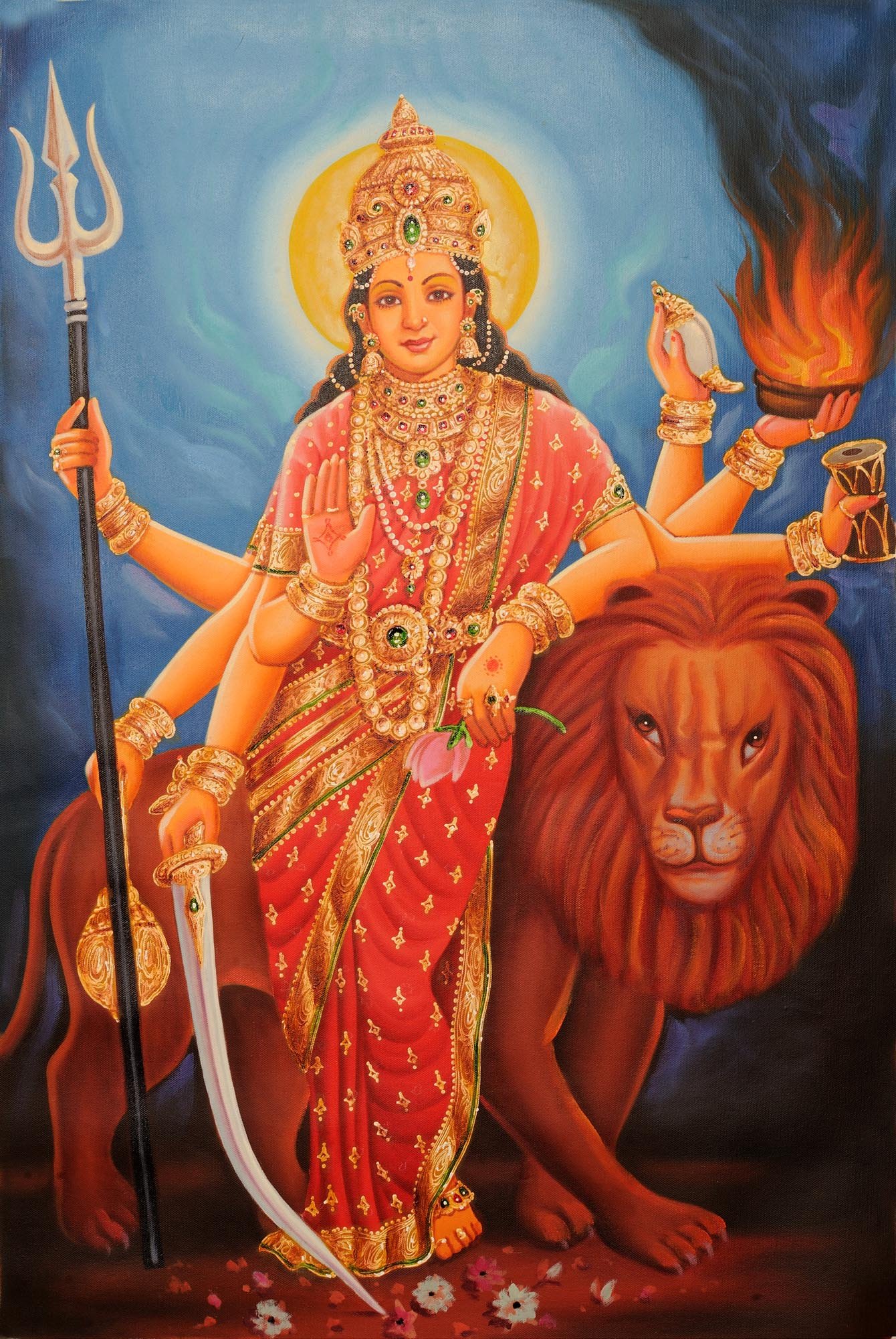 Indian God Durga