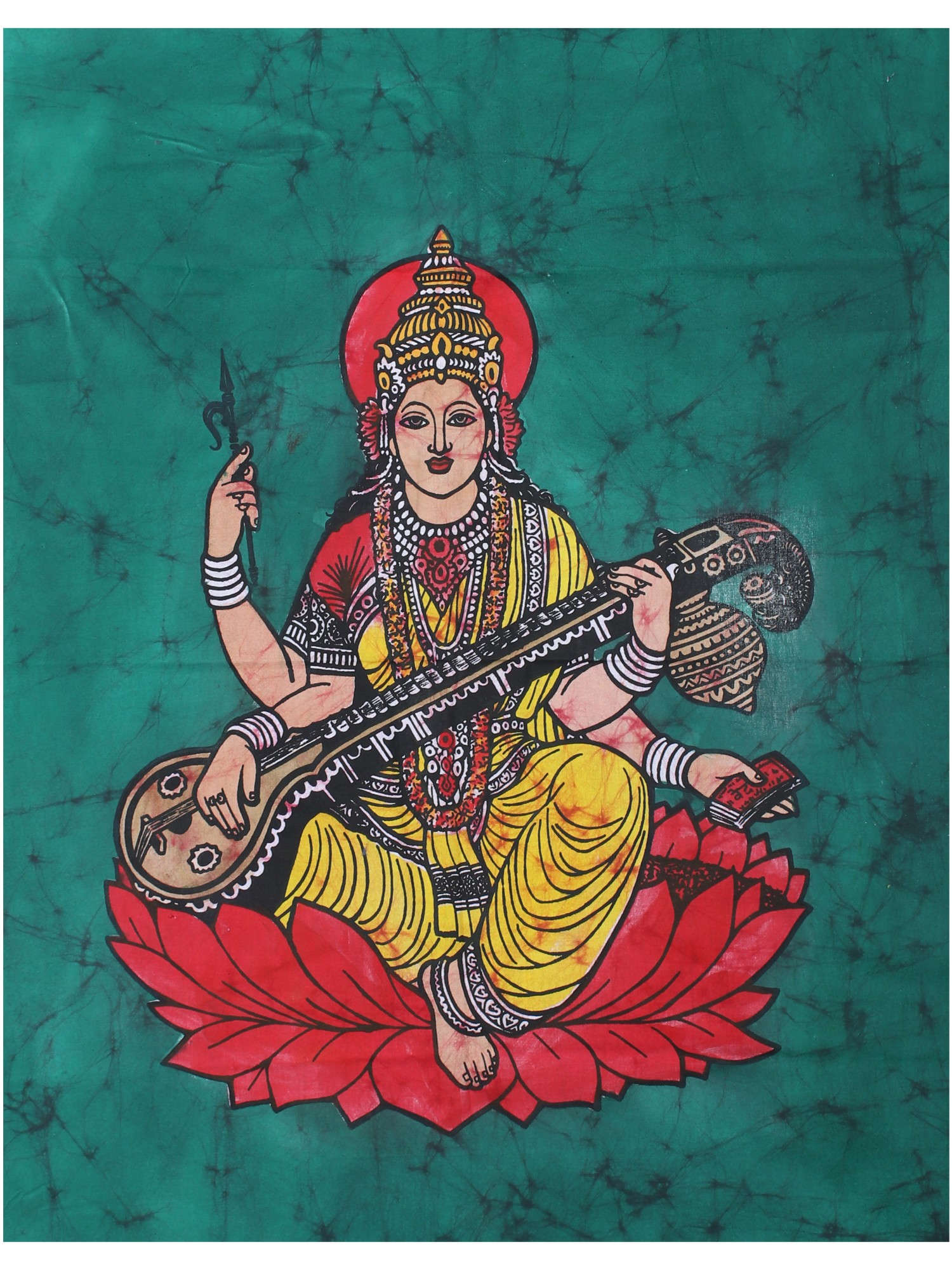 Buy Goddess Saraswati Artwork at Lowest Price By Geeta Kwatra