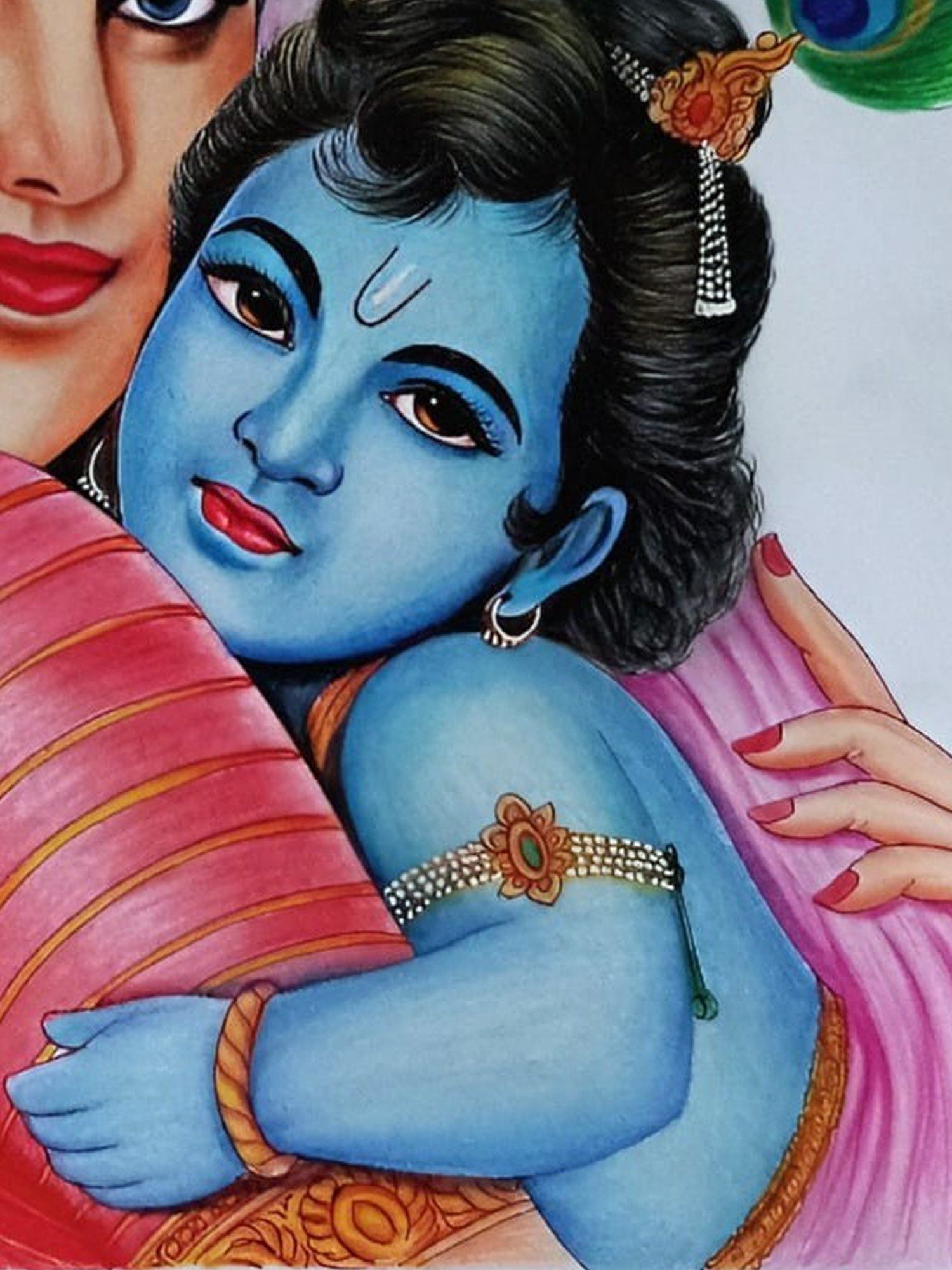 Janmashtami: Prithviraj Sukumaran's daughter Alankrita makes a drawing |  Malayalam Movie News - Times of India