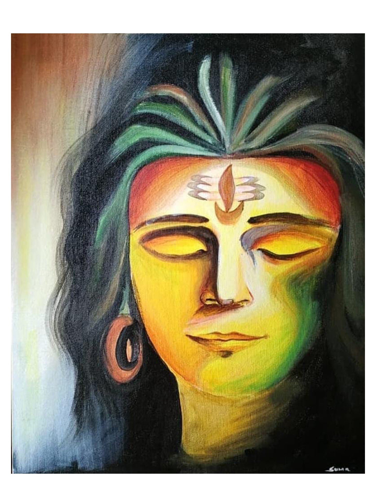 Other | Mahadev Sketch With Hand | Freeup