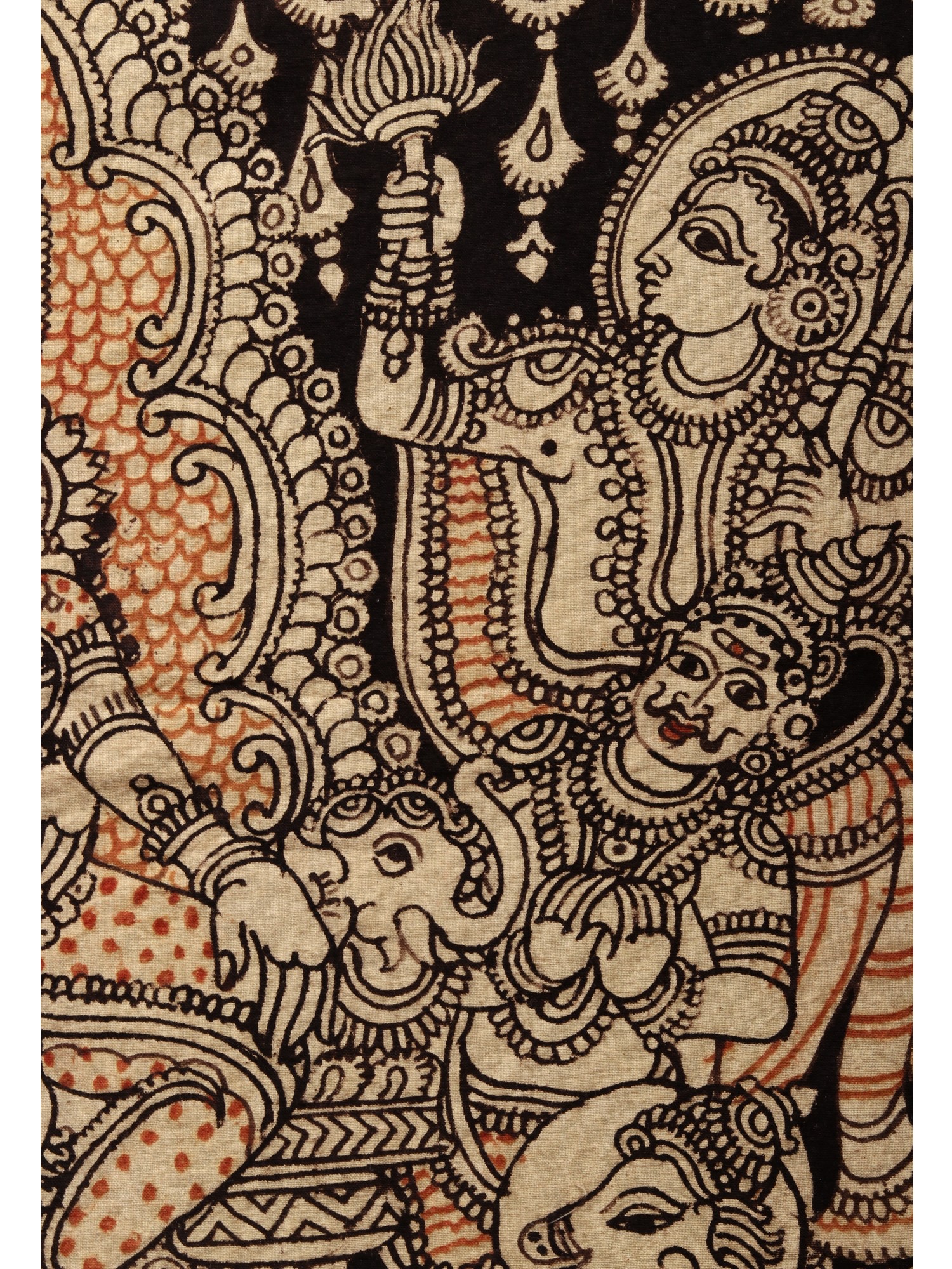 Beautiful Shri Ram Darbar View | Kalamkari Painting On Cotton | Exotic ...