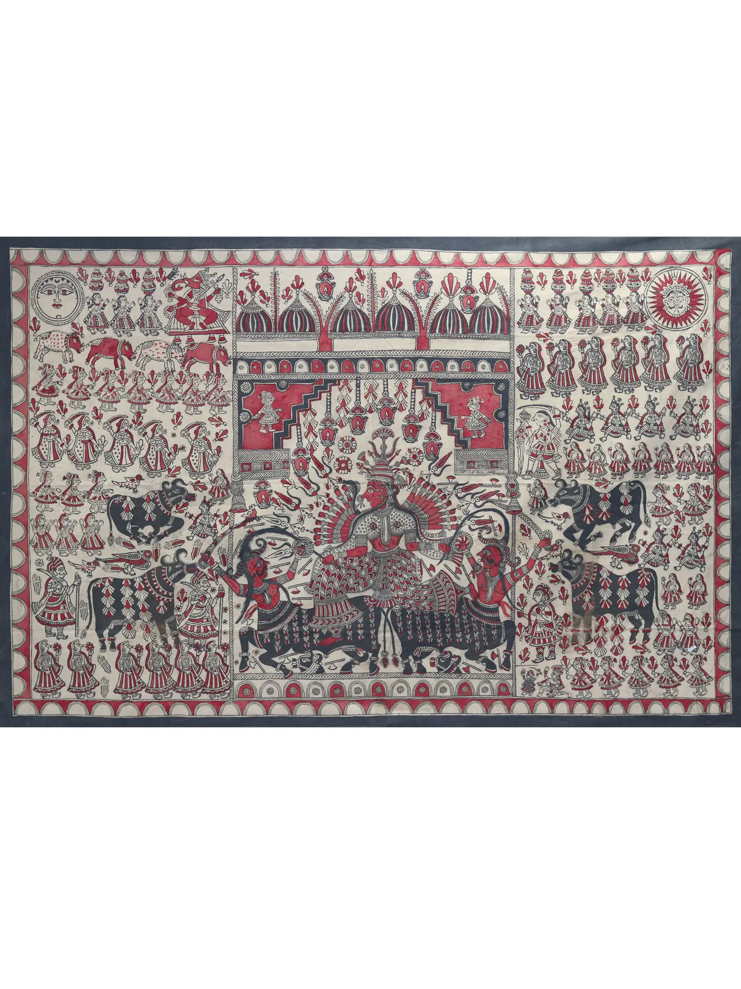 Traditional Painting Visat Mata - Mata Ni Pachedi | Madarpat