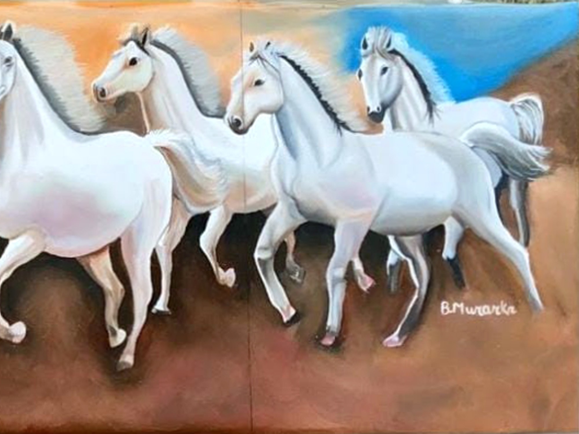 Where should the seven horse painting be placed in a house  Quora