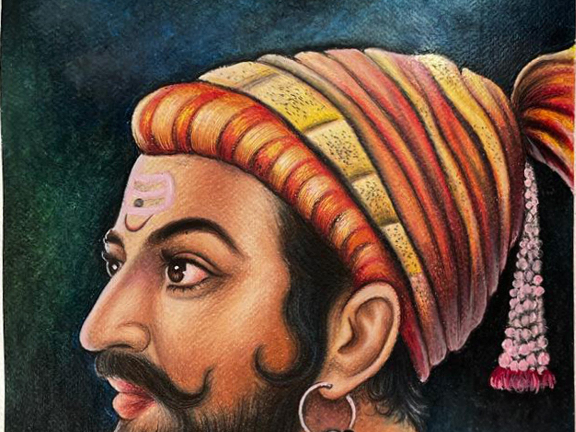 Buy Shivaji Maharaj Artwork at Lowest Price By Mridul's creation