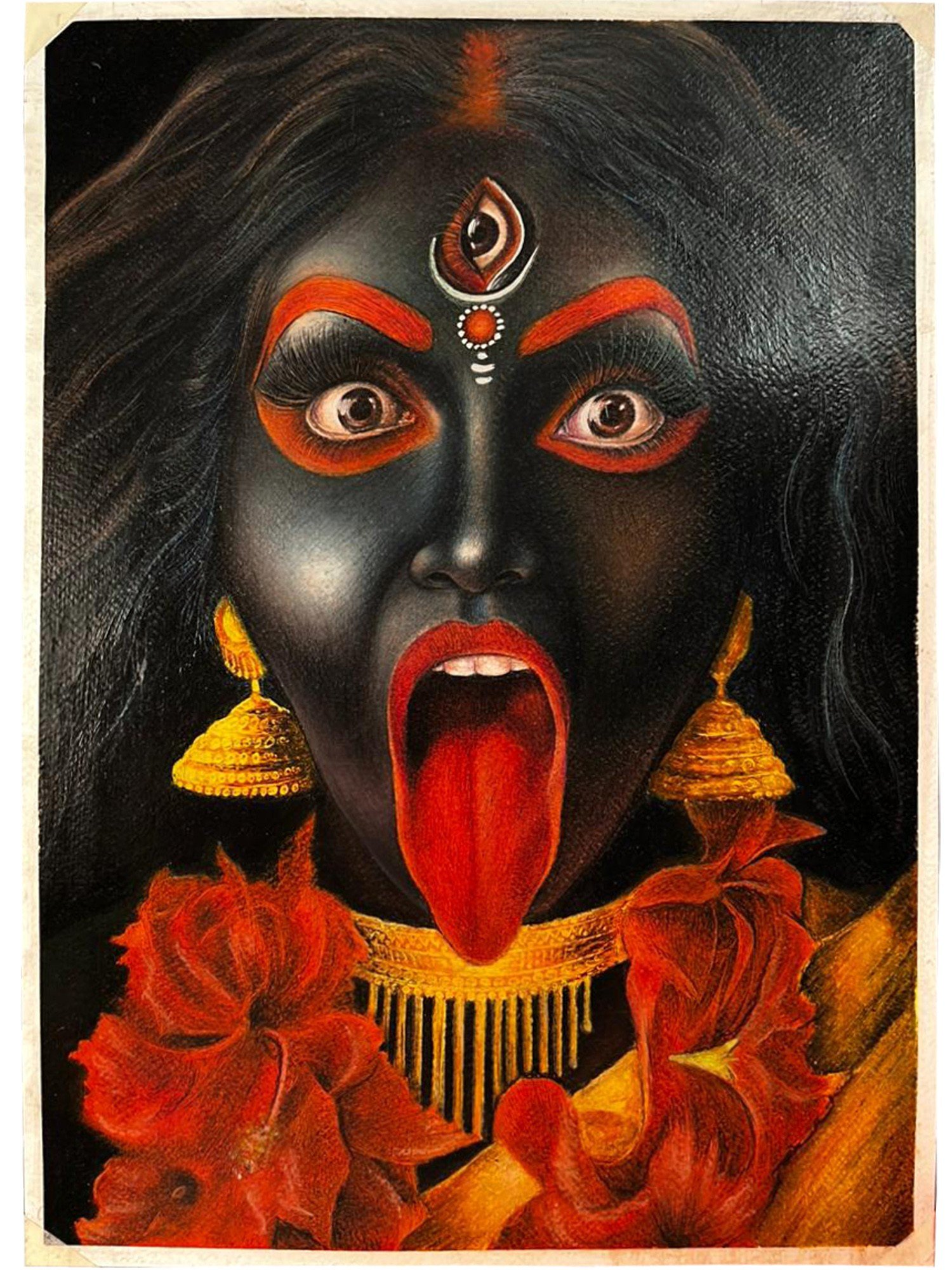 Kali maa bhabhtarini | Lord shiva painting, God art, Kali goddess-vachngandaiphat.com.vn