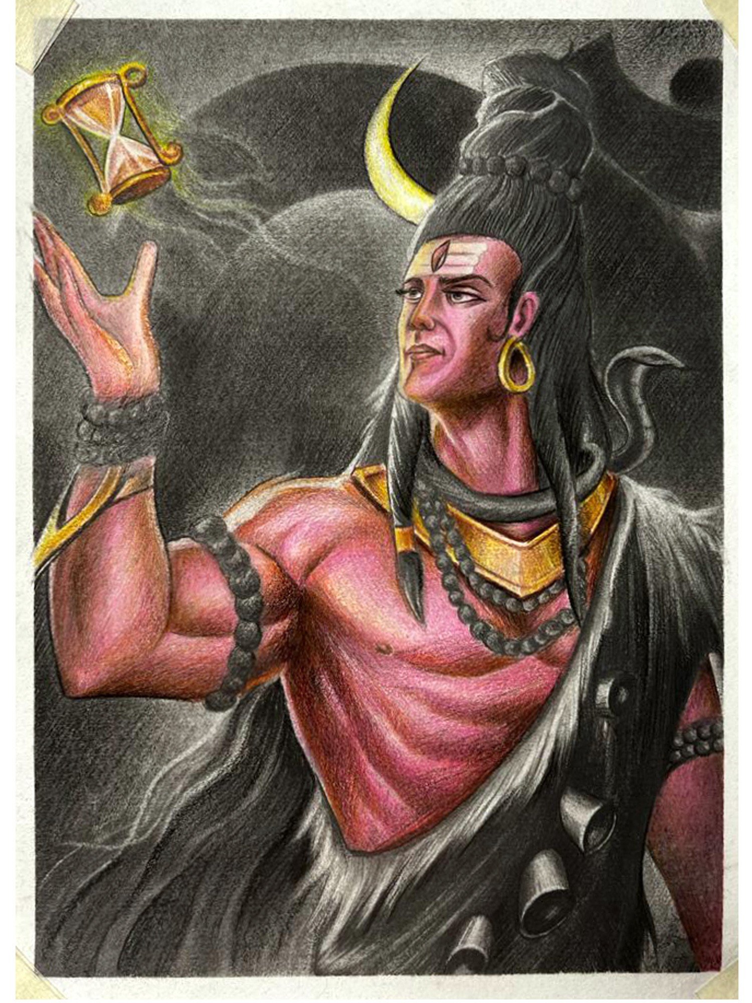 Bigg Boss Marathi 4s Ruchira Jadhav shares a picture of her charcoal sketch  of Lord Shiva on Mahashivratri  Times of India