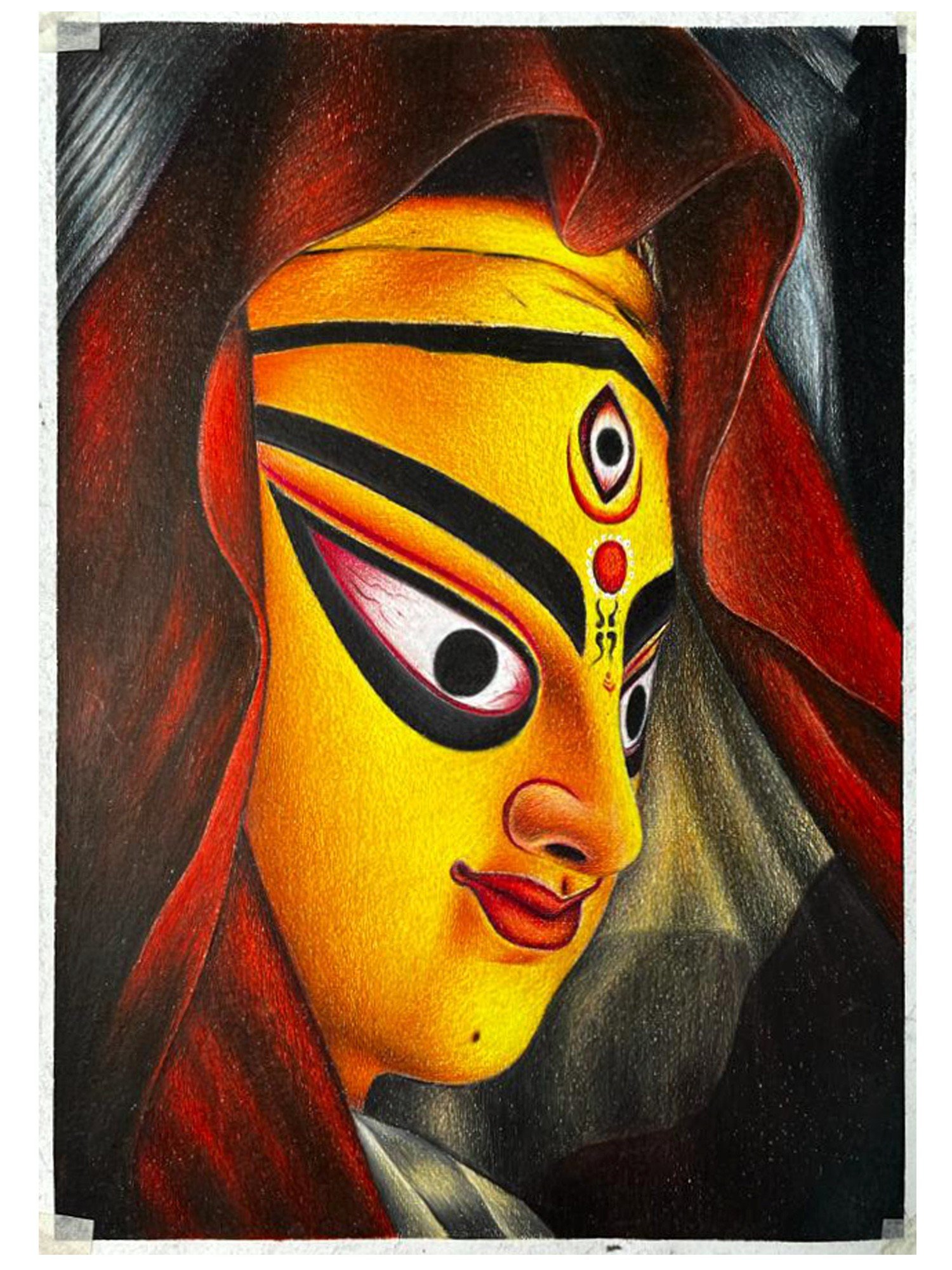 TARGET PUBLICATIONS Maa Durga Pen Sketch Drawing Mandala Art Frame |Indian  Art Painting | Symbol of Strength and Protection | Black Wooden Frame 13 x  9.5 inch : TARGET PUBLICATIONS: Amazon.in: Home & Kitchen