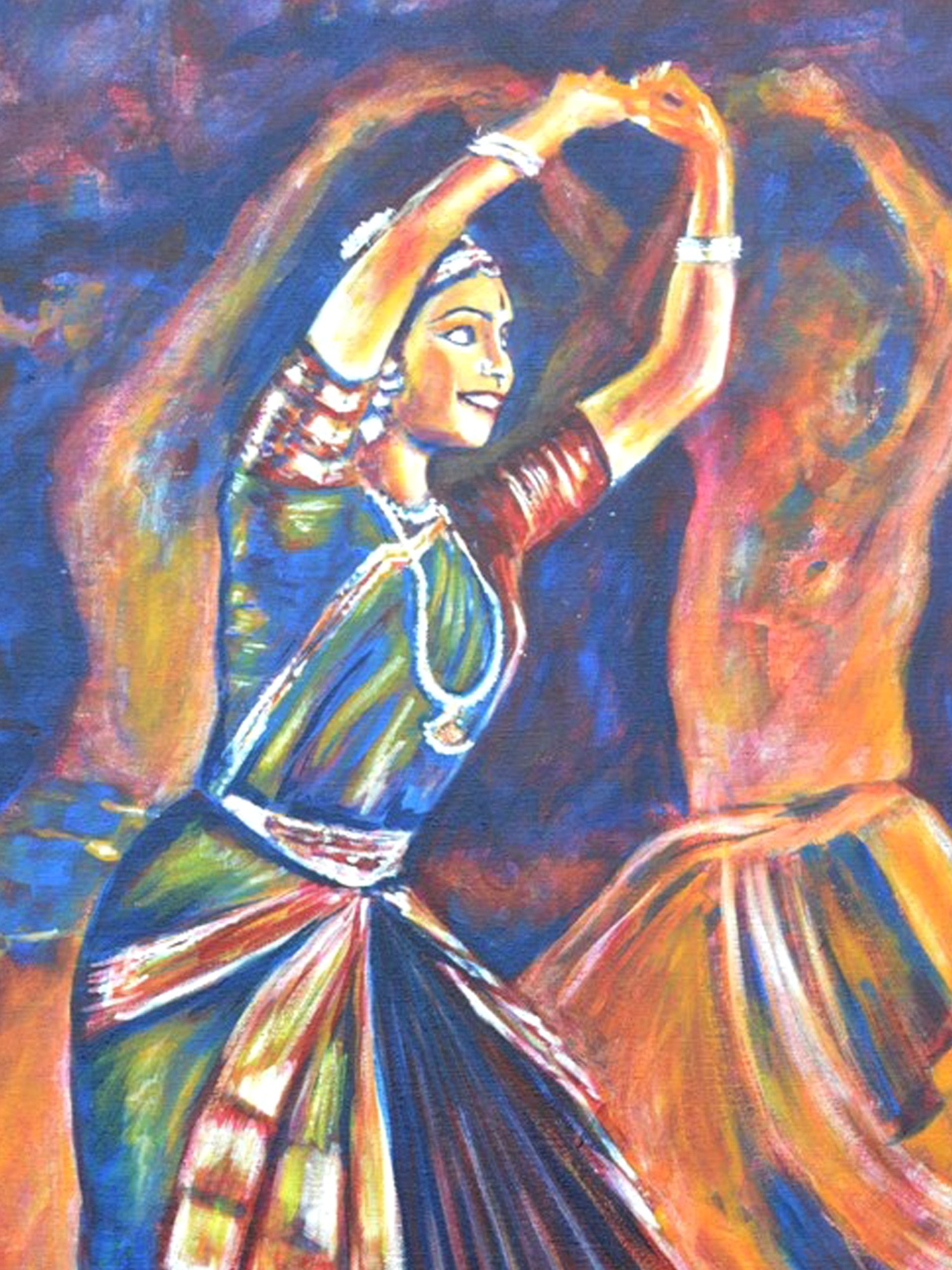Indian girl dancing one line drawing 3380413 Vector Art at Vecteezy