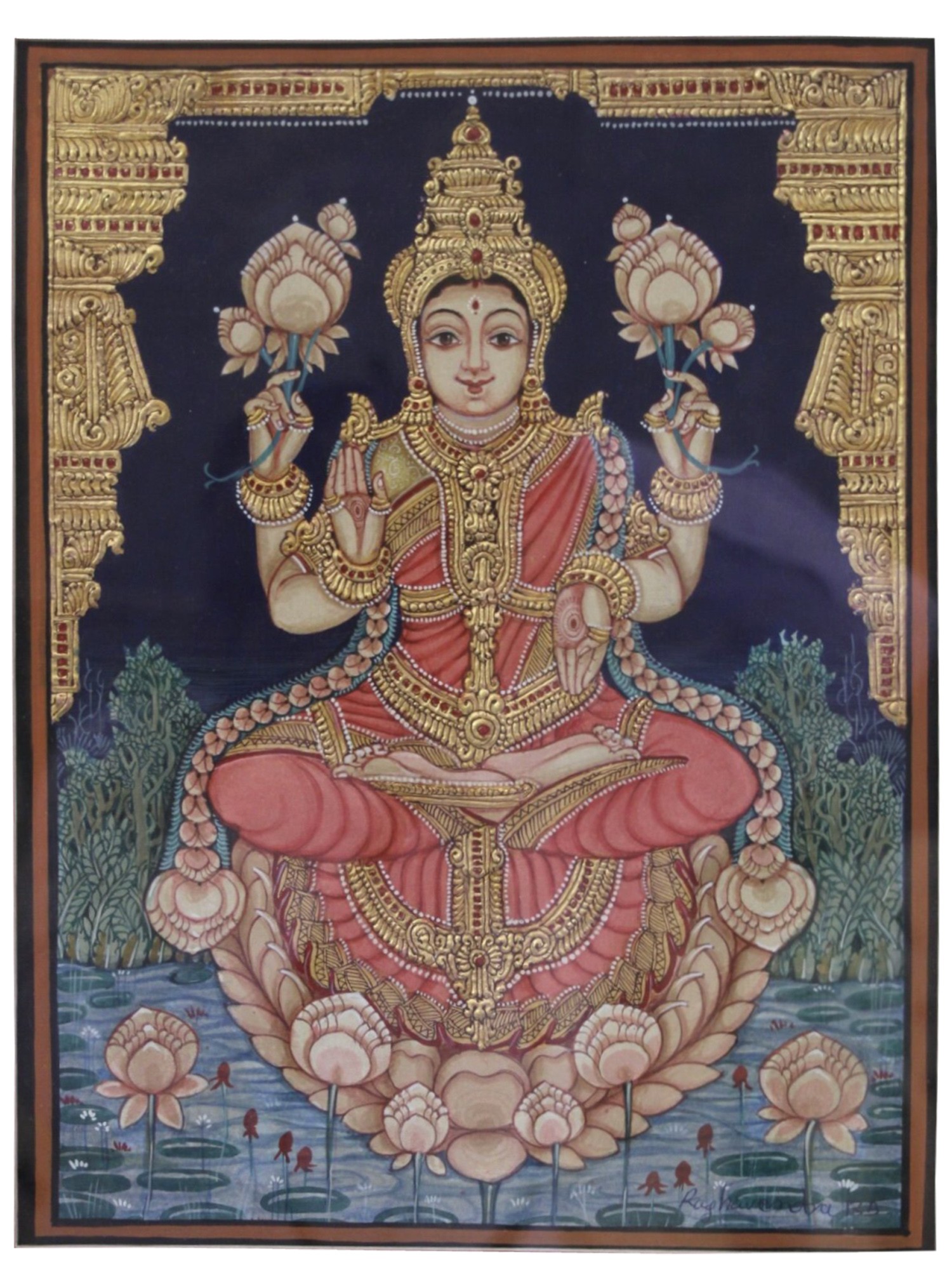 Part- 2 | Mata lakshmi 🙏 Realistic and Detailing work Ache se or Realistic  banane ki koshish kar rha hu or Detailing de rha hu agar... | Instagram