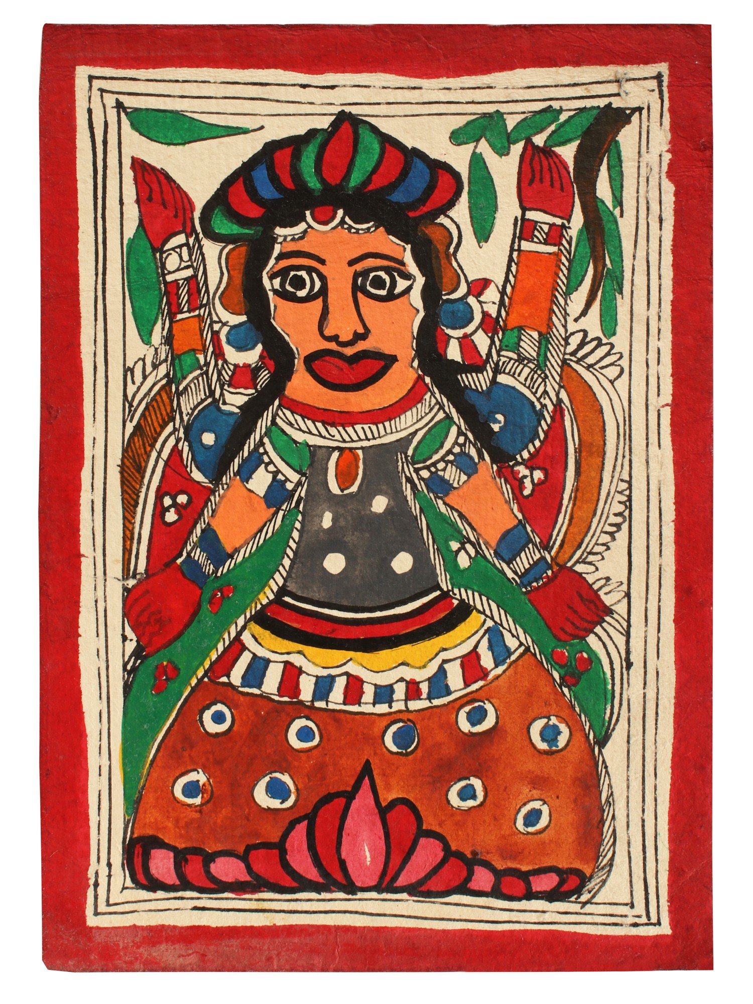 Madhubani Painting /Folk Art tutorial/How to do step by step by  RichaGallery | Madhubani painting, Madhubani art, Bird art