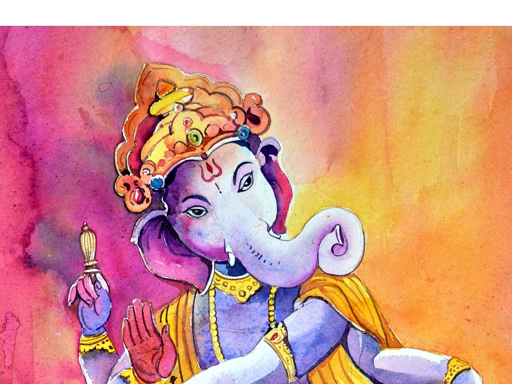 Ganesha Sketch (Final) by saintvinod on DeviantArt