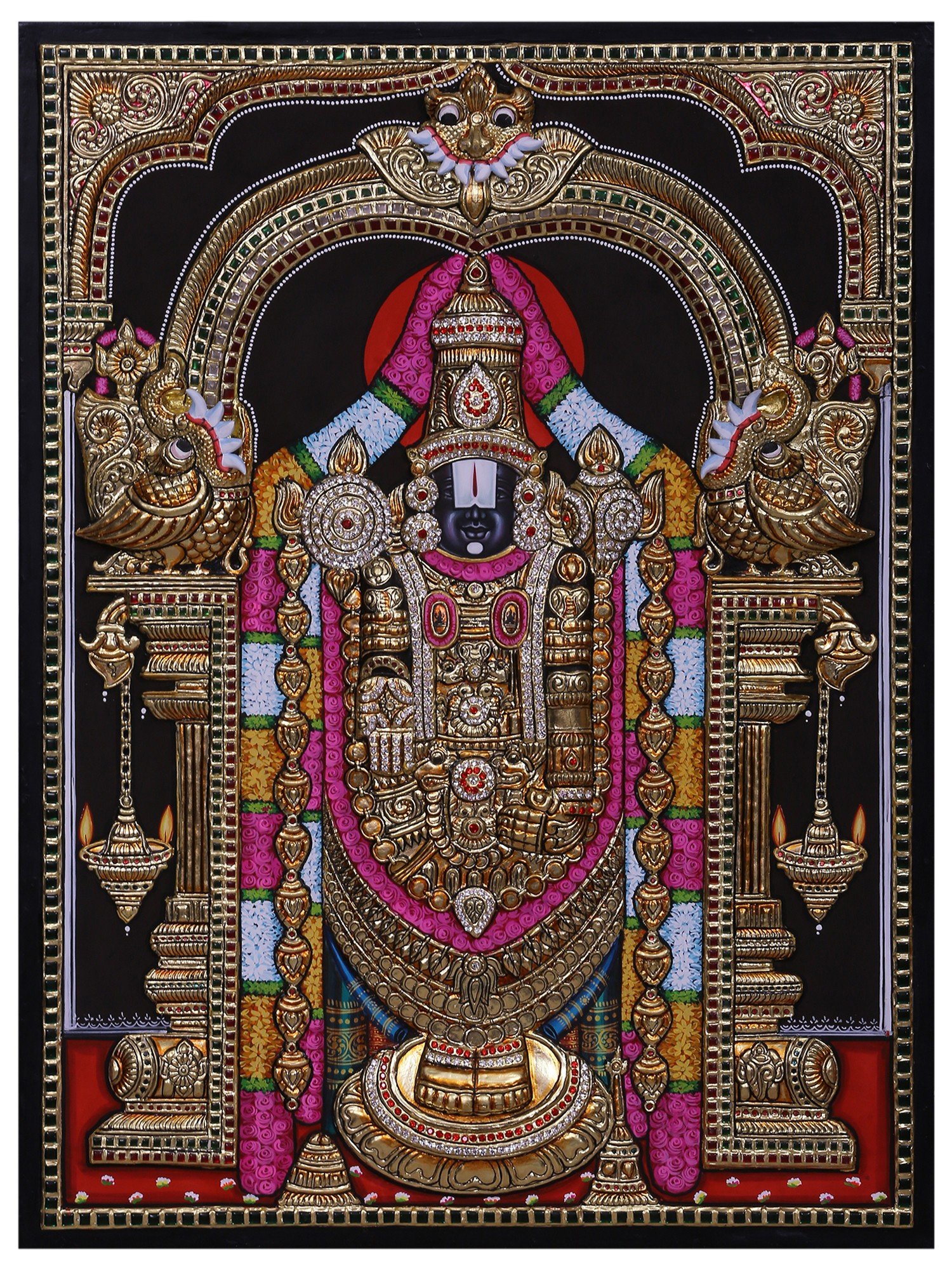 How to make the most authentic & divine Tanjore painting | Chola  Impressions - An ISO certified company