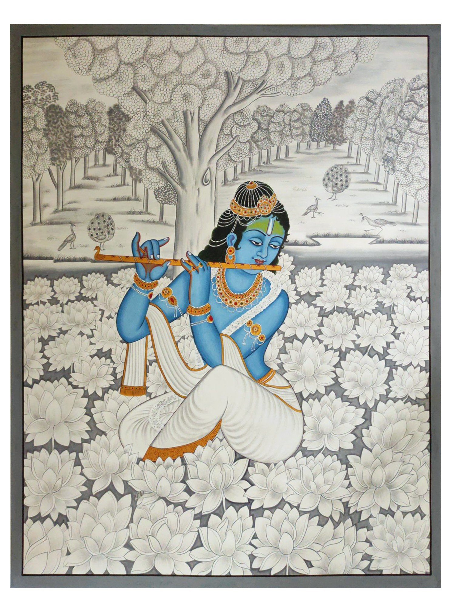 Buy Lord Krishna Svg Lord Krishna Clipart Krishna Playing Flute Online in  India  Etsy