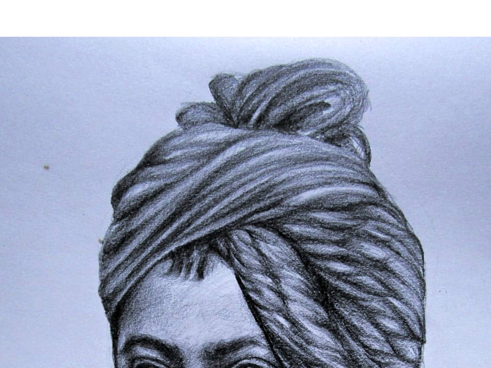 Namma Tumakuru  Dr Shri Shivakumara Swamiji Portrait sketch Colour  pencil on paper  Art by  Kiran Surya acharya  Facebook