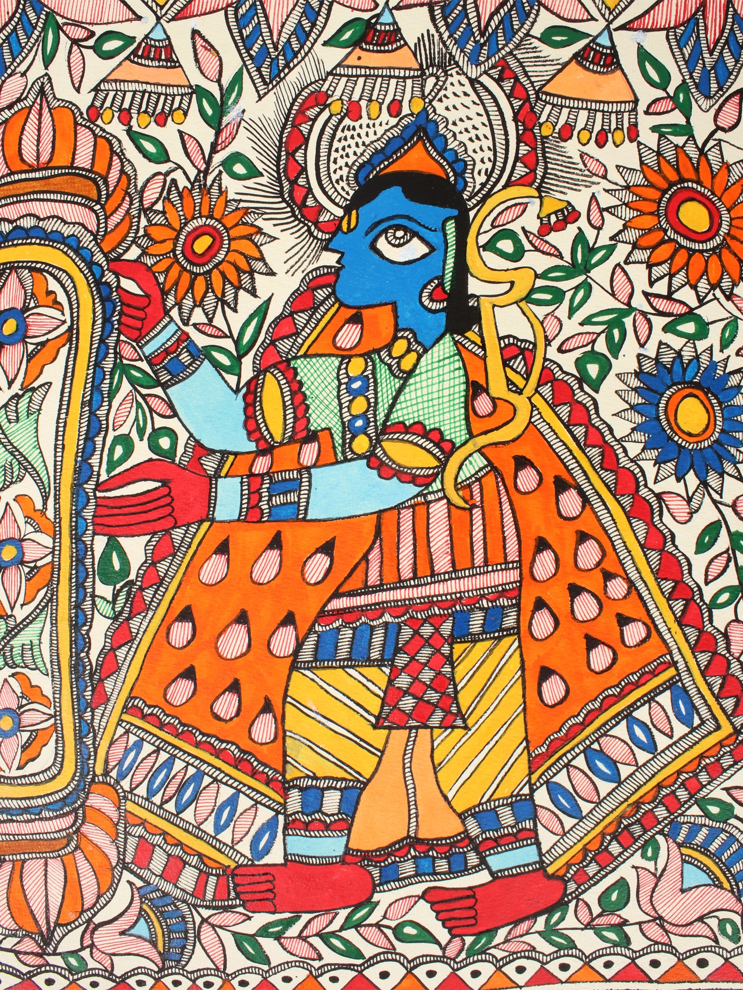 Goddess Sita Swayamvar | Madhubani Painting | Exotic India Art