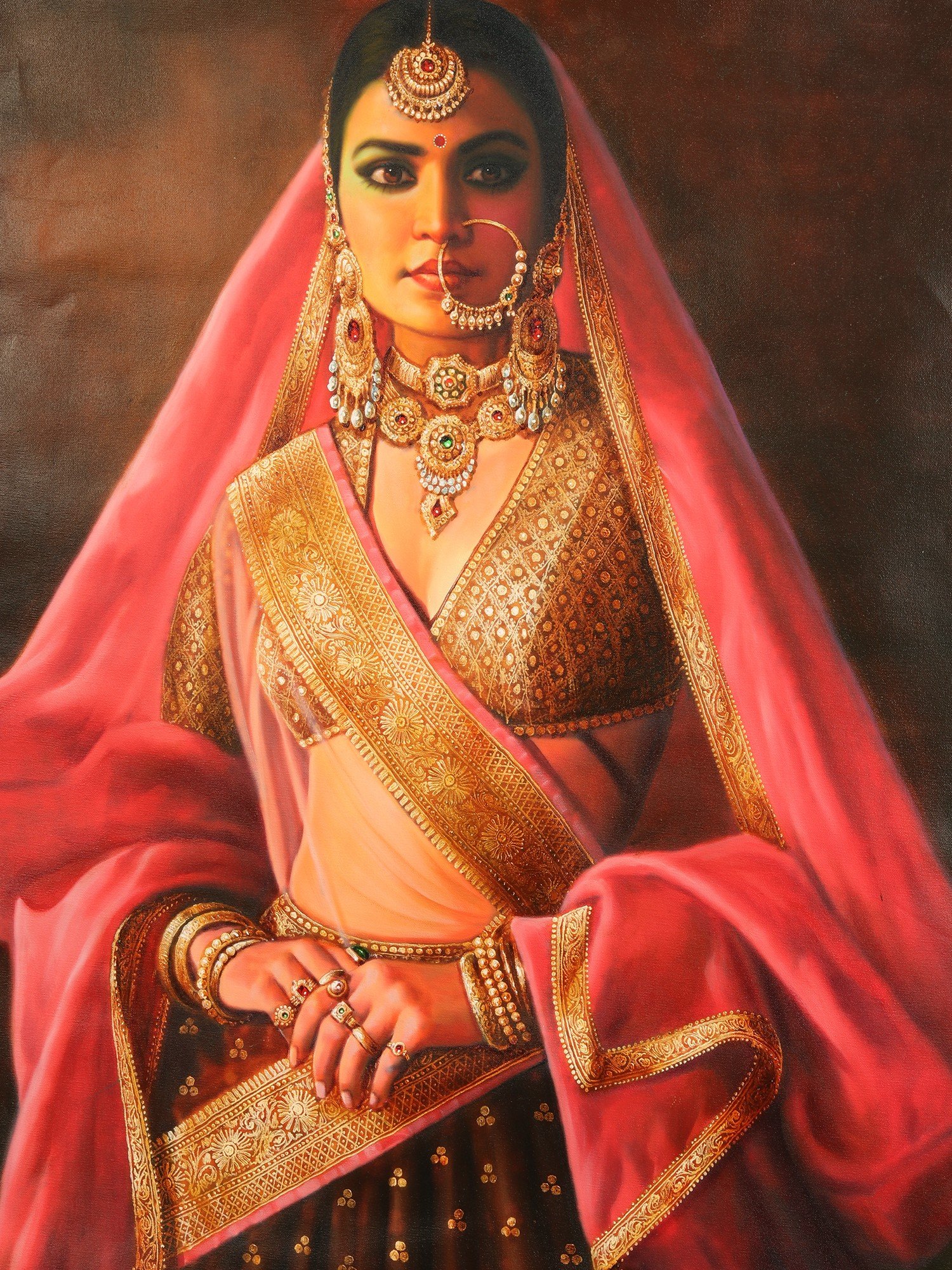 The Royal Highness Oil Painting on Canvas | Without Frame | Exotic ...