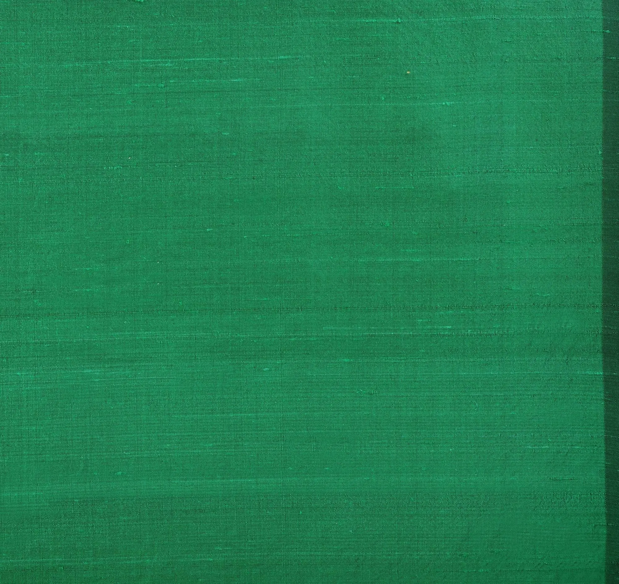 Islamic-Green Khadi Silk Fabric