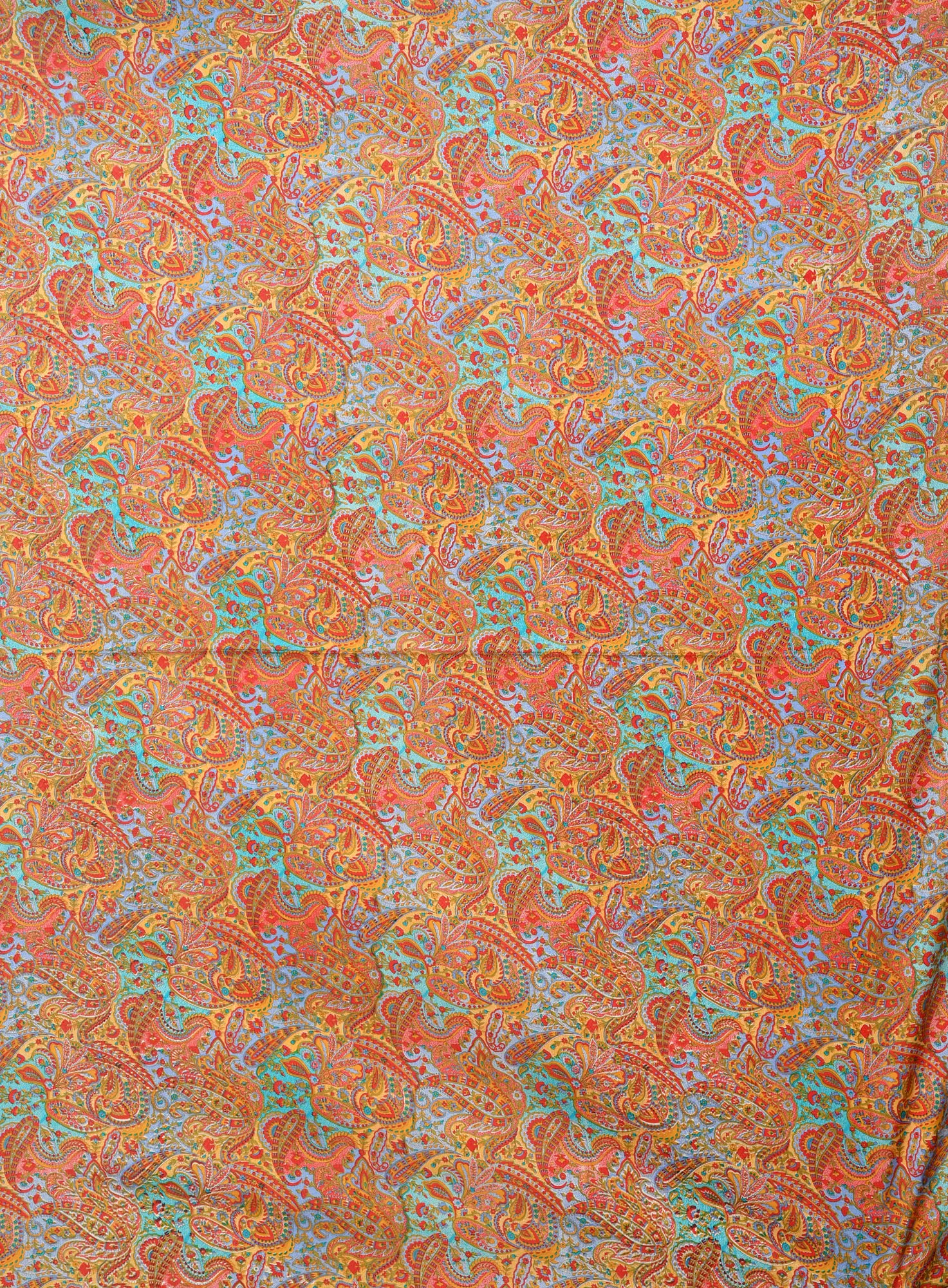 Multicolored Fabric with Abstract Print