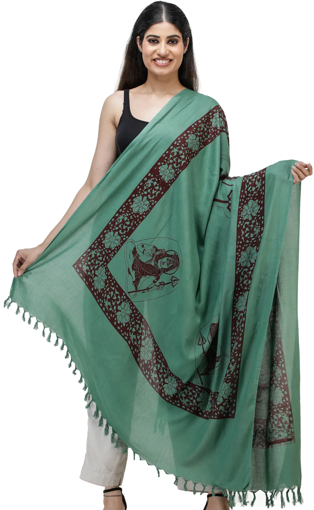 Green Prayer Shawl of Lord Shiva