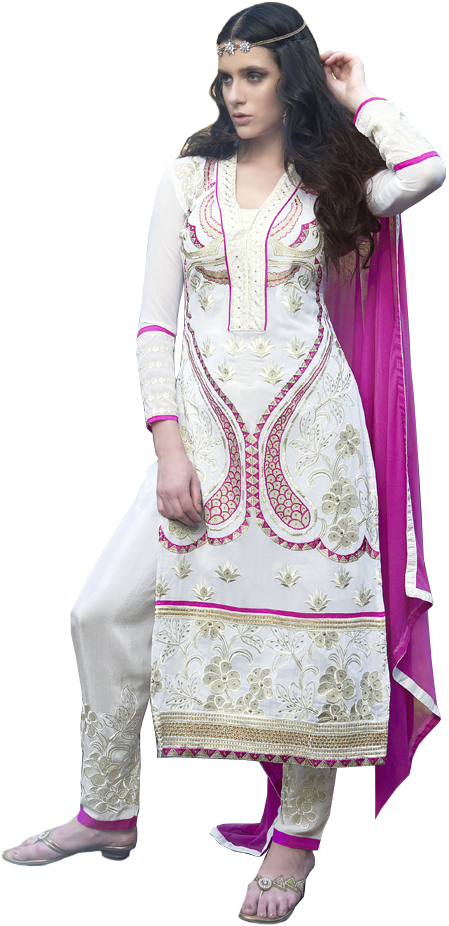 Buy pink salwar suit online on Karagiri | SALE