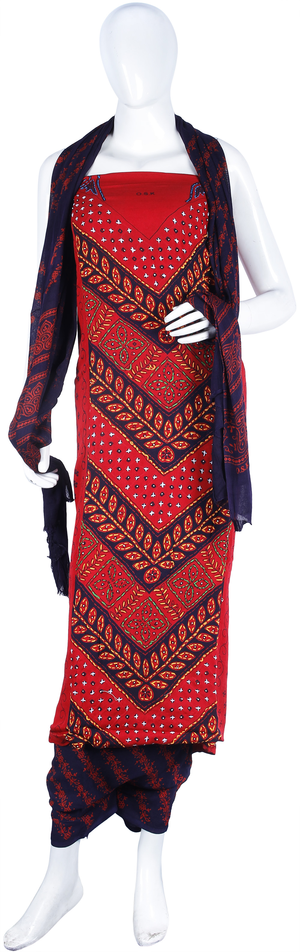 printed salwar suit material