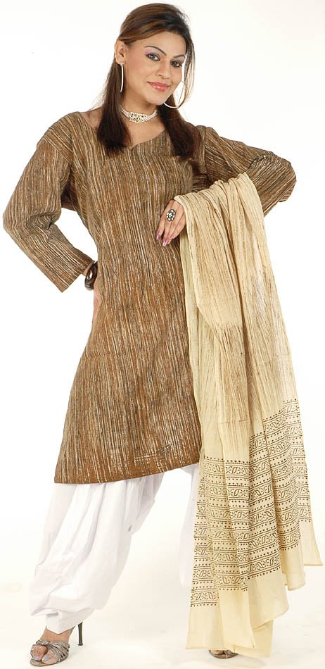 Trendy Petite Salwar Suits, Fabric Khadi Cotton, Length 2.5, Black Color  Dress Material - Easy Shopping India