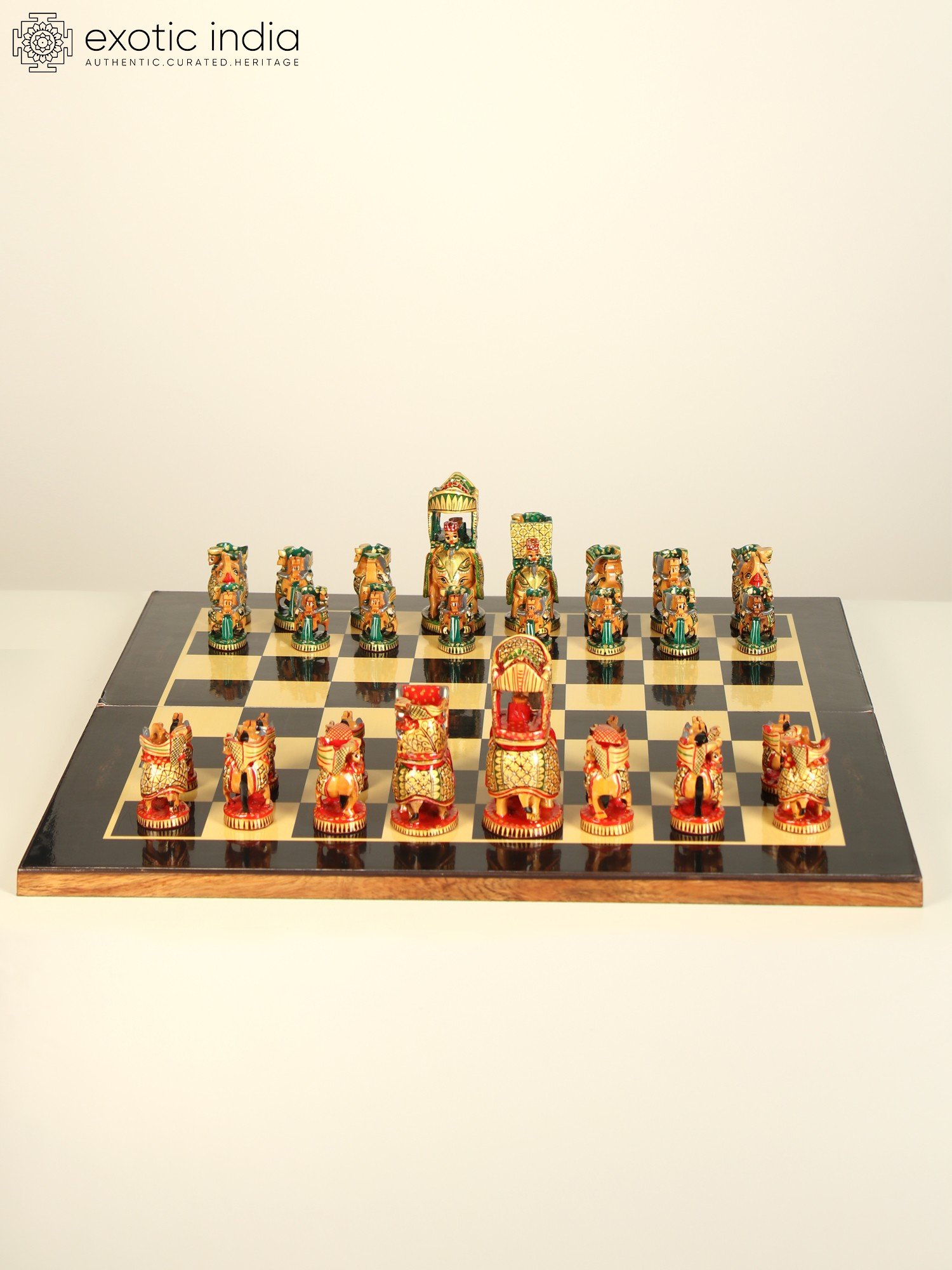 Giant Wood Chess Set 7 Inches Environmentally Friendly