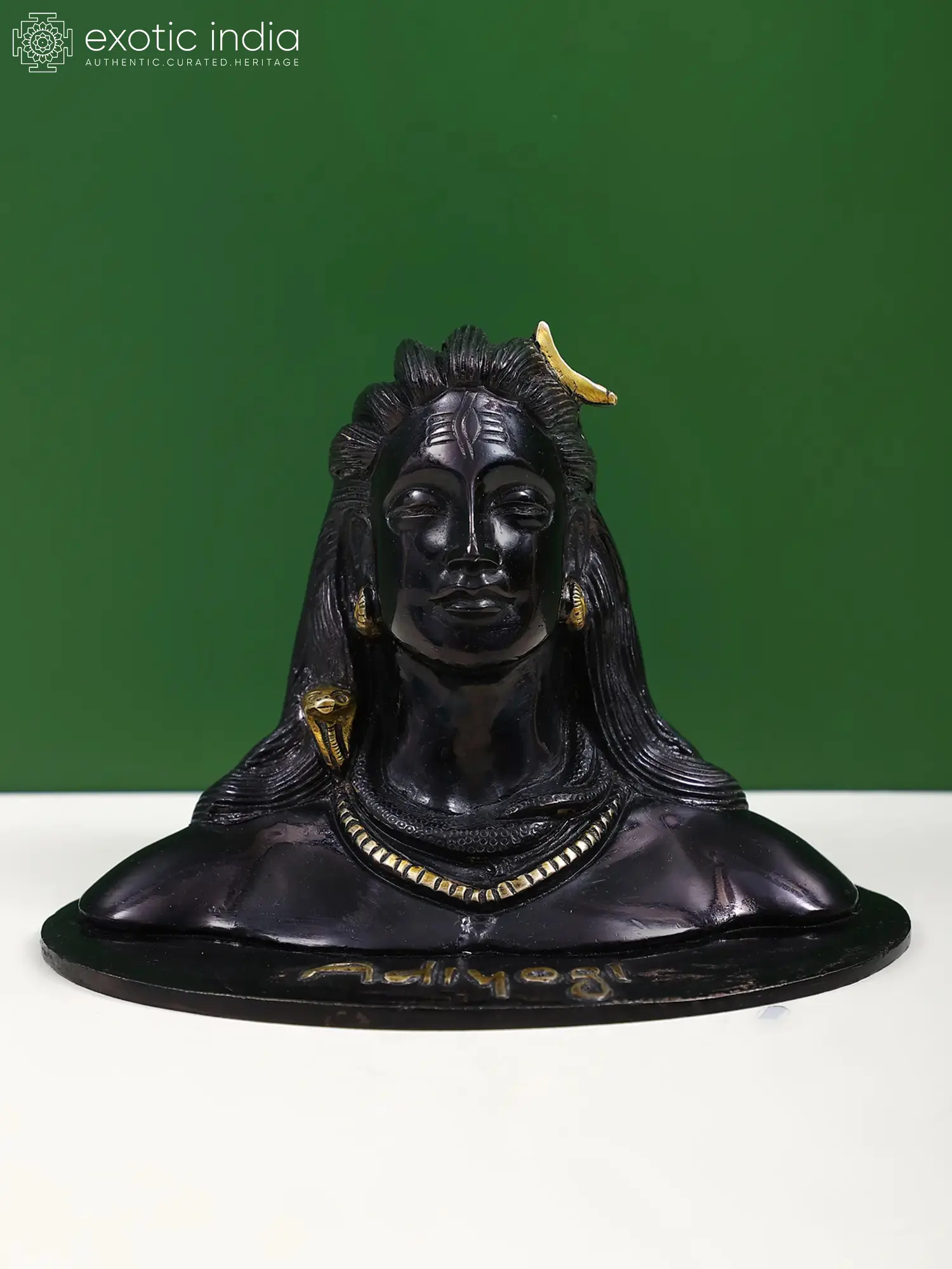 6 Adiyogi Shiva (Shankara) In Brass | First Yogi | Source of Yoga | Made  In India | Exotic India Art