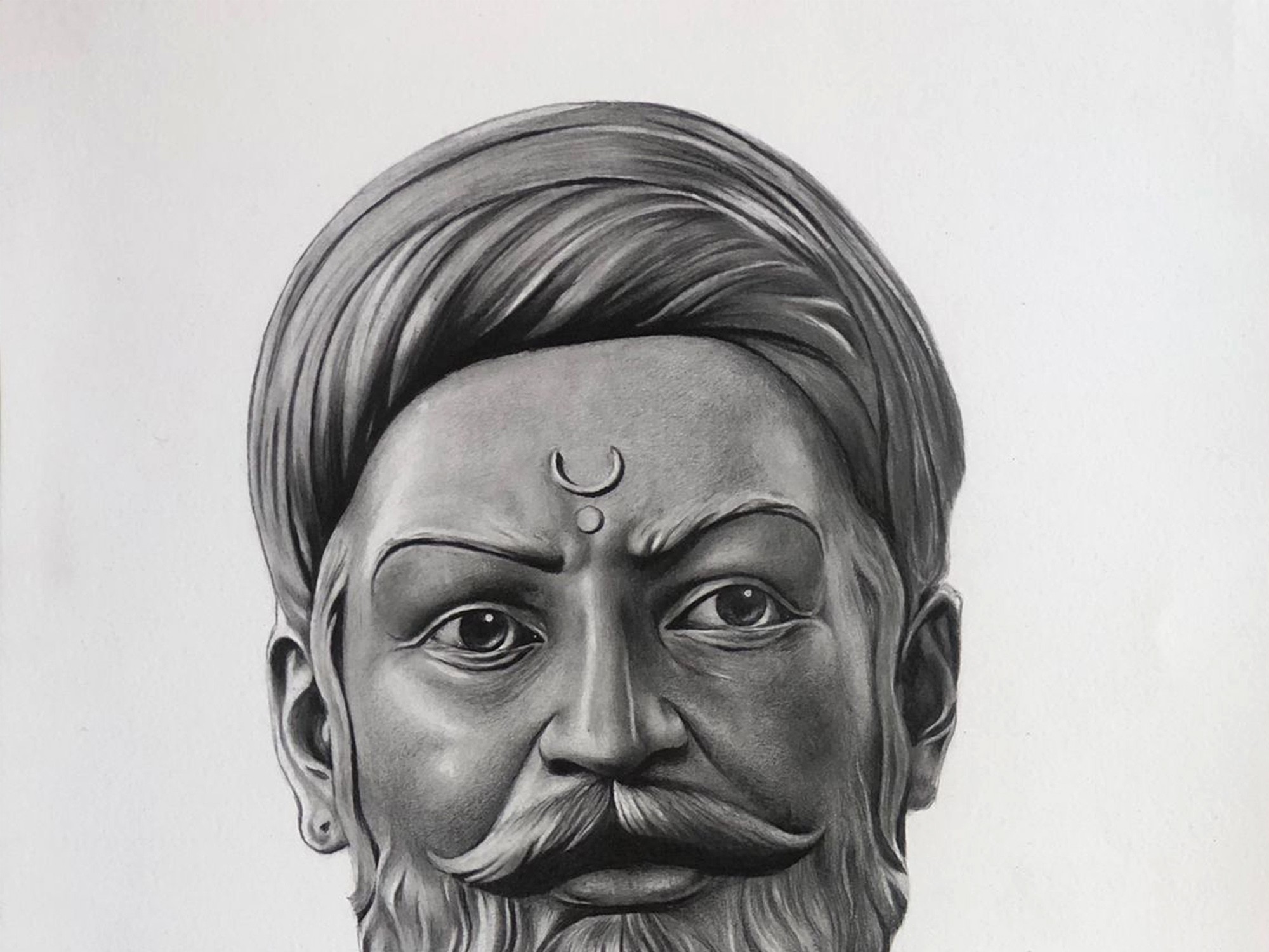 Premium Vector  Sketch of chhatrapati shivaji maharaj jayanti indian  maratha warrior king