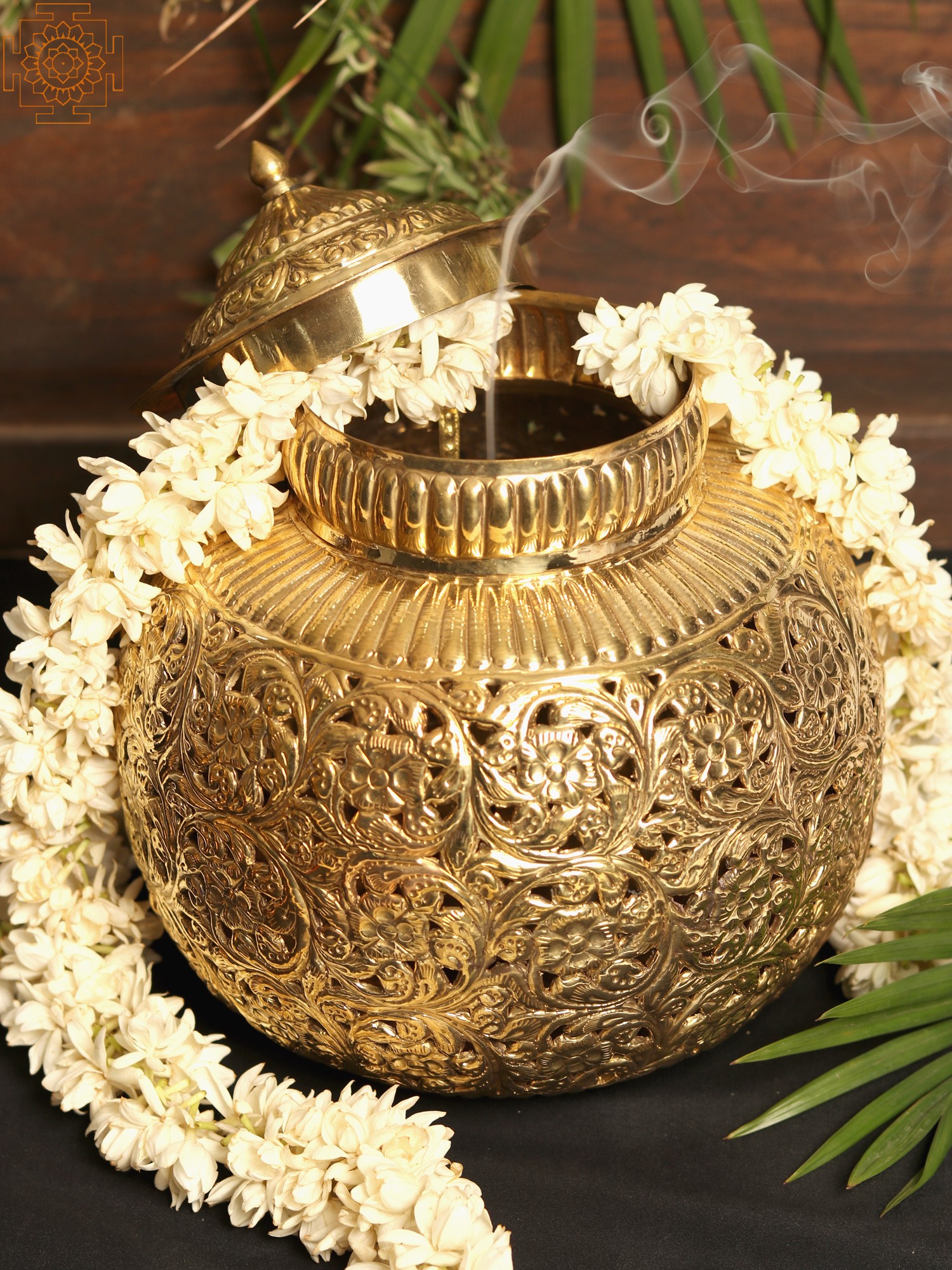 9 Brass Decorative Ritual Incense Burner