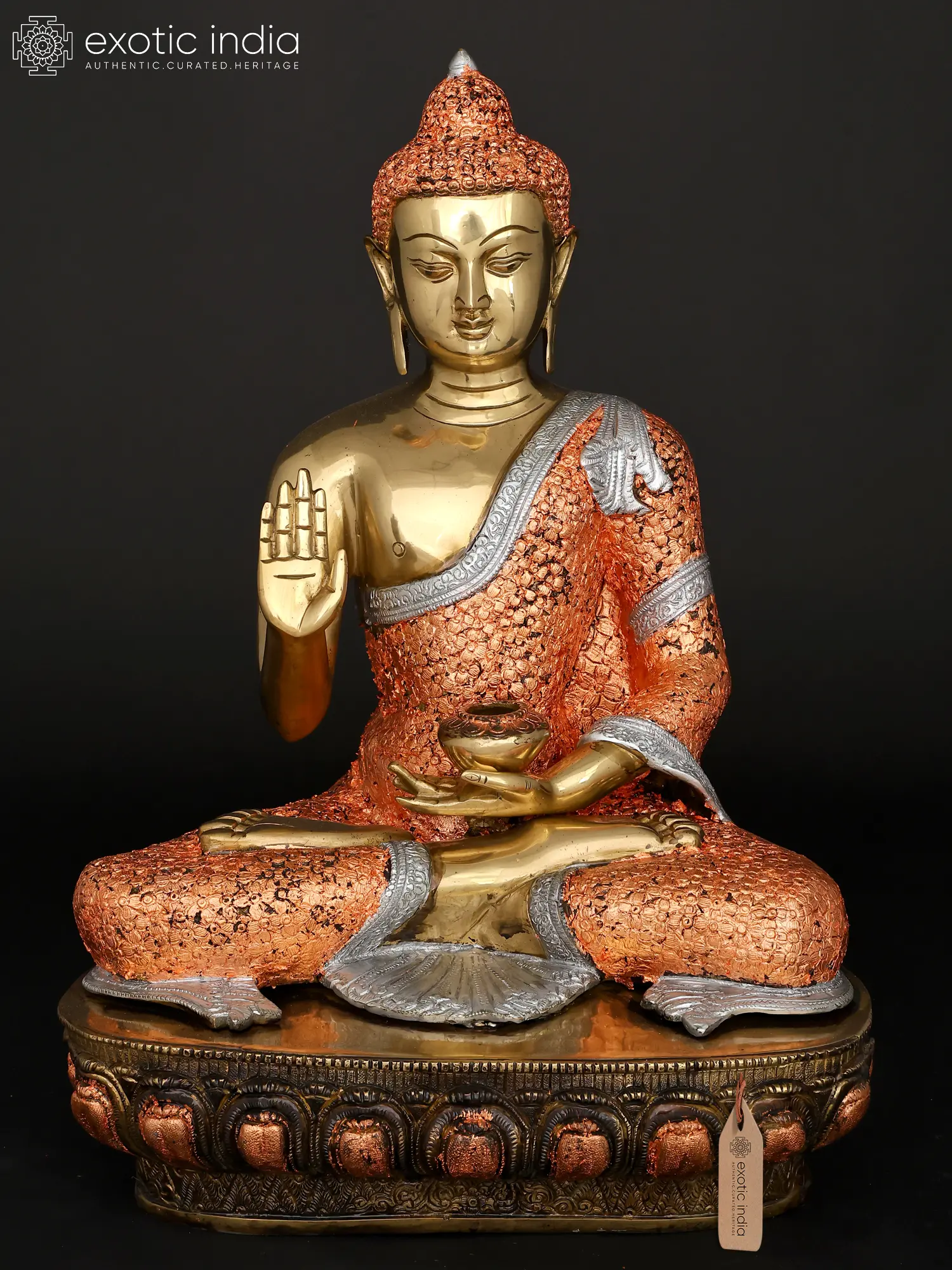 Superfine Brass Buddha Statue - 21