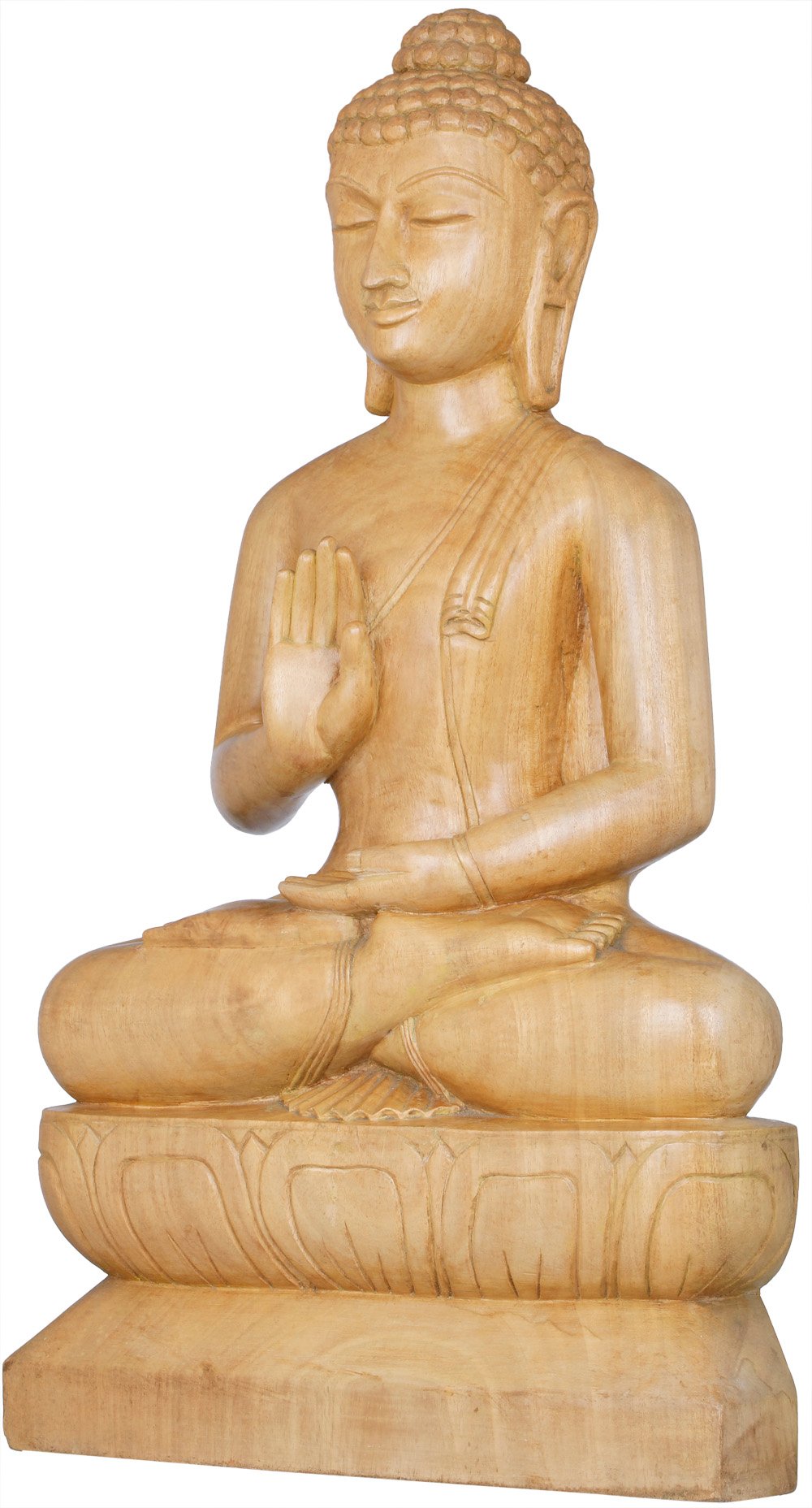 Tibetan Buddhist Lord Buddha in Abhaya Mudra | Exotic India Art