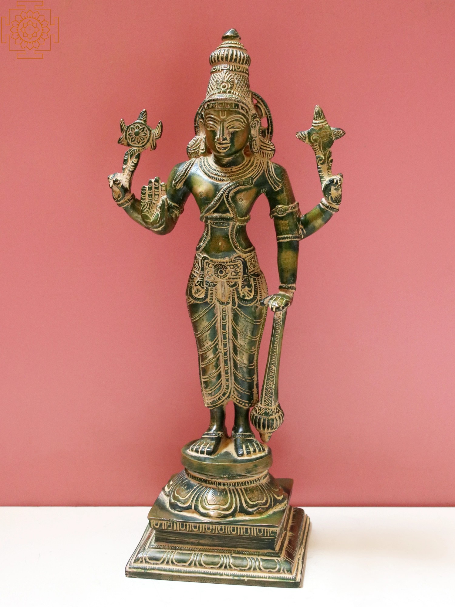 Brass Lord Vishnu Idol,Murti, Vishnu statue - Buy Indian Handicrafts Online  I Handicrafts of India
