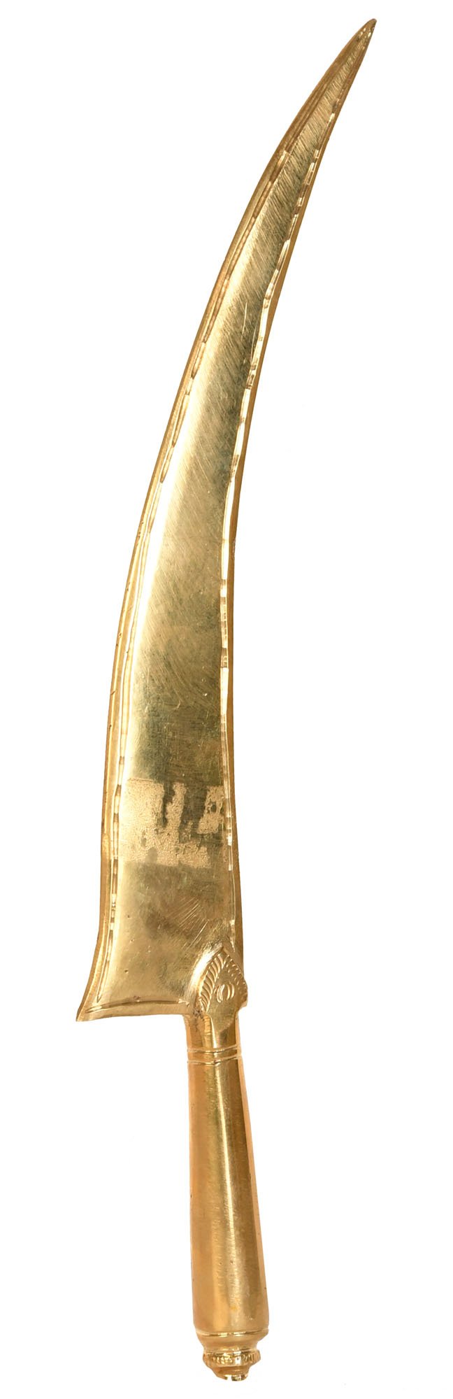 12 Knife for Yajna in Brass, Handmade, Made in India